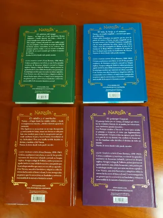 Las Crónicas de Narnia 1, 2, 3 y 4. Edit. Destino.