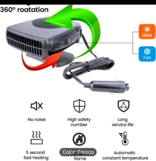 Calentador Multifuncional Coche 12V