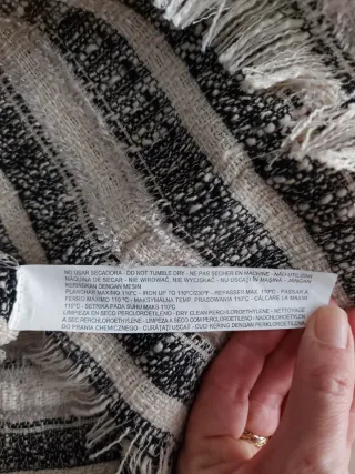 Vestido Zara Tweed Rayas Talla M