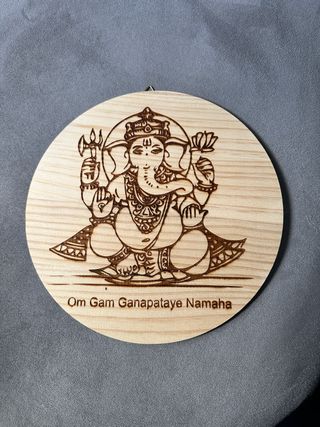 Cuadro Ganesha Om Gam Ganapataye Namaha