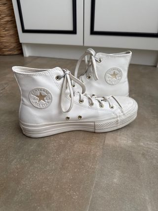 Converse Piel Blancas Talla 41