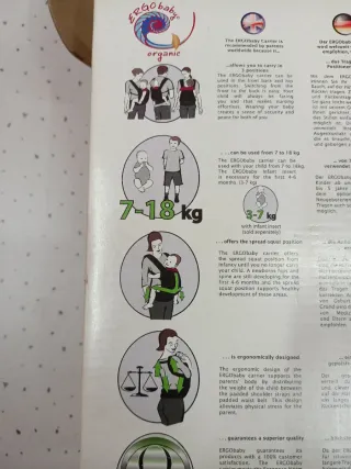 Mochila Ergobaby Orgánica Portabebés