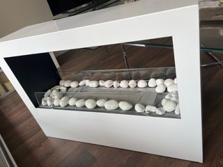 Chimenea Bioetanol Blanca Decorativa. Folleto uso.