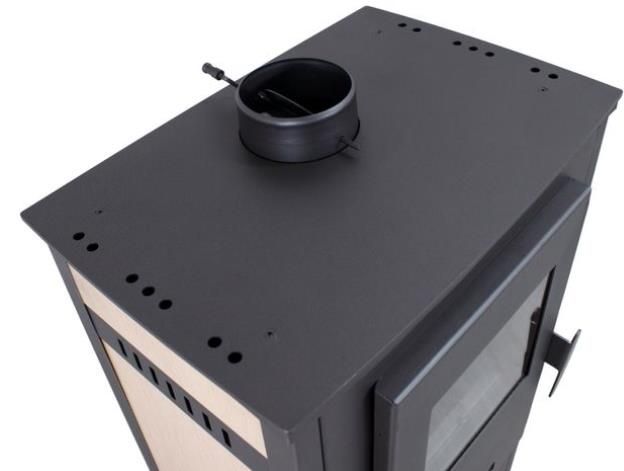 Estufa leña  Samira Gris Nueva MAD2028