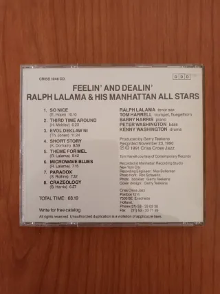CD Ralph Lalama - Feelin' and Dealin'