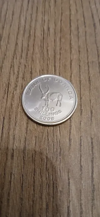 Moneda de Uganda 100 Chelines
