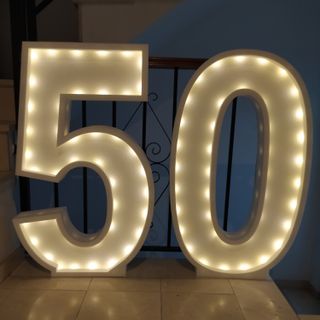 Número 18 Decorativo LED 1m