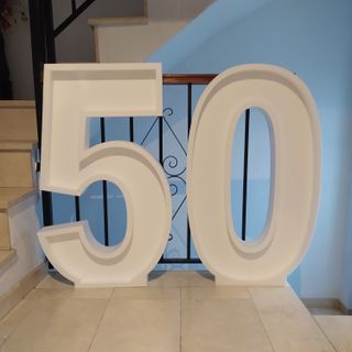 Número 18 Decorativo LED 1m