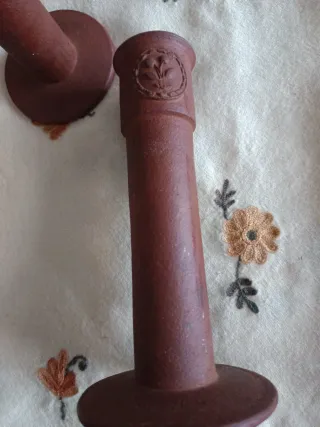 2 Candelabros Gustavsberg Terracota