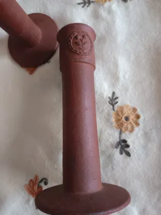 2 Candelabros Gustavsberg Terracota