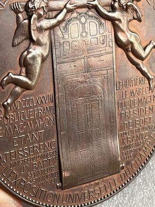 Medalla 1878 Exposición Universal de Paris