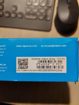 Teclado e Rato Wireless Rapoo 9390M