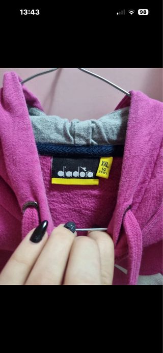 Felpa Diadora ragazza