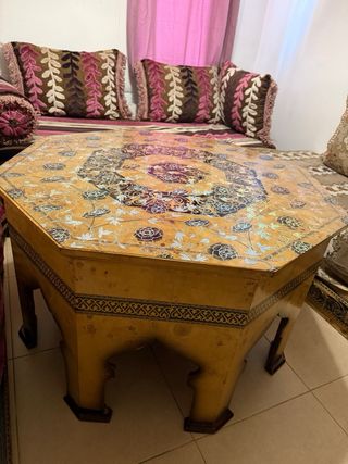 Salón Marroquí Madera Rústica