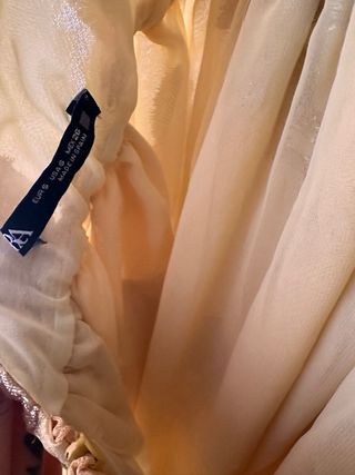 Vestido Zara edición limitada amarillo