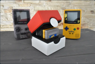 pokeball para guardar juegos game boy