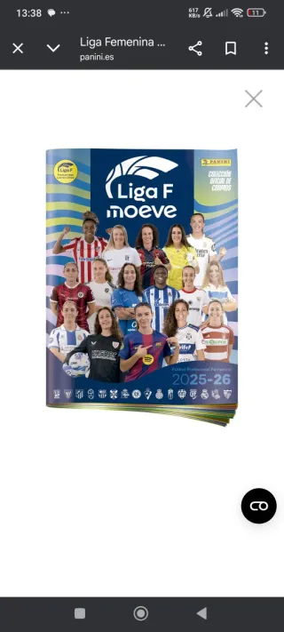 Cromos Liga F 2025/2026 Panini