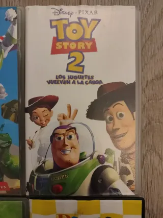Lote 6 Películas VHS Disney y Warner Bros