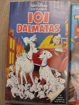 Lote 6 Películas VHS Disney y Warner Bros