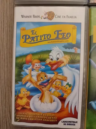 Lote 6 Películas VHS Disney y Warner Bros