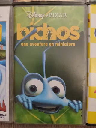 Lote 6 Películas VHS Disney y Warner Bros