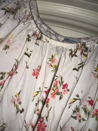Camiseta Zara floral M