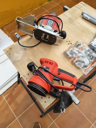 Fresadora SYSTEC 850W Lijadora.    SYSTEC 380W