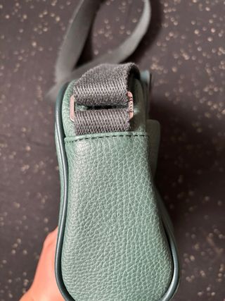 Bolso de piel verde Slang