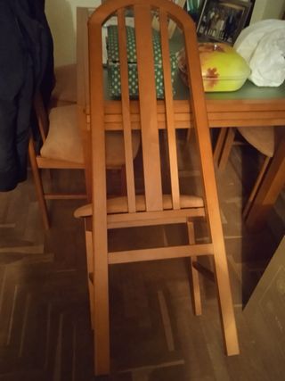 6 sillas de comedor en perfecto estado
