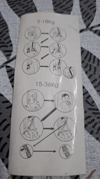 Silla de coche Babyauto rosa