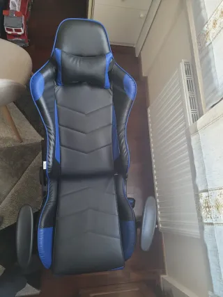 Sedia Gaming Nera e Blu
