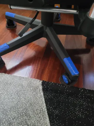 Sedia Gaming Nera e Blu