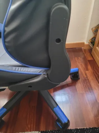 Sedia Gaming Nera e Blu