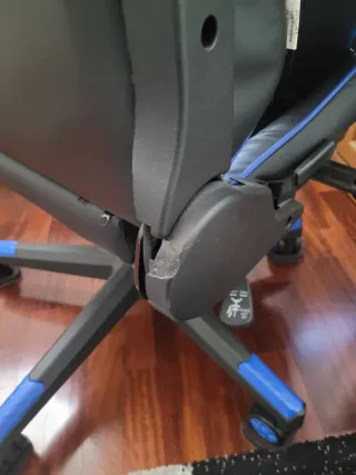 Sedia Gaming Nera e Blu