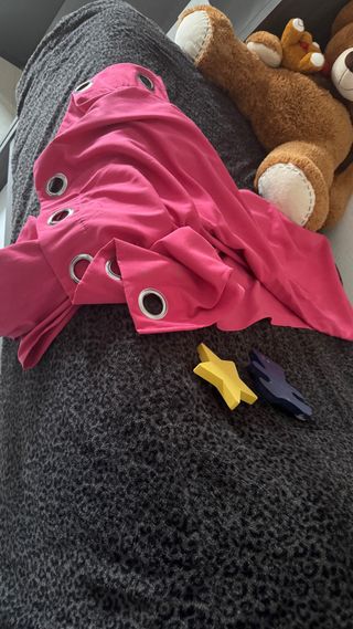 Cortinas Rosas con Ojales