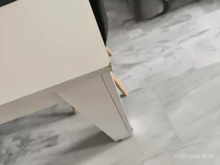 Mesa de comedor moderna cristal y madera 160x90x75