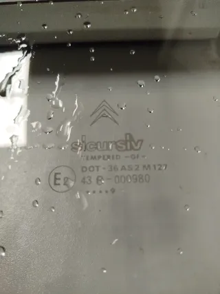 CRISTAL PUERTA DELANTERA PILOTO CITROËN AX GT 5P