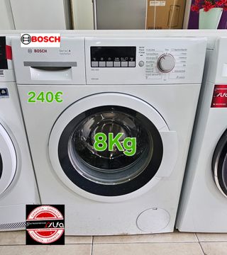 Lavadora Bosch Serie 4 8Kg 1200rpm