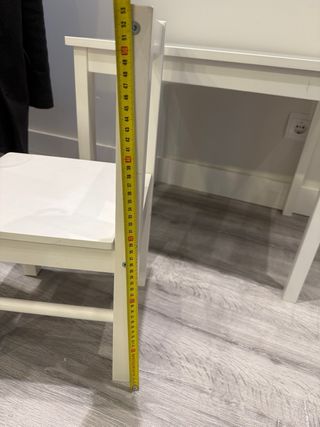 Mesa y Silla Infantil Blanca ikea