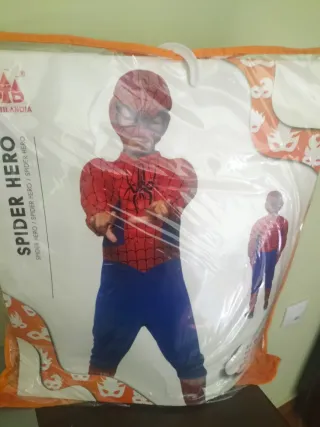 Disfraz Spiderman Niño Talla 3-4 años