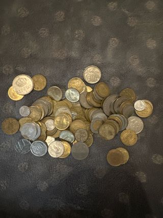 Lote de monedas antiguas Pesetas precio negociable