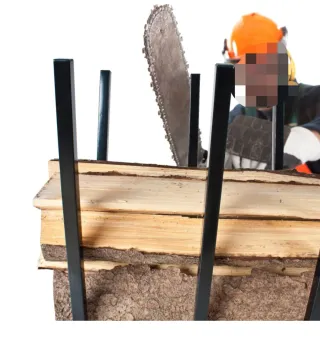 Caballete para serrar troncos