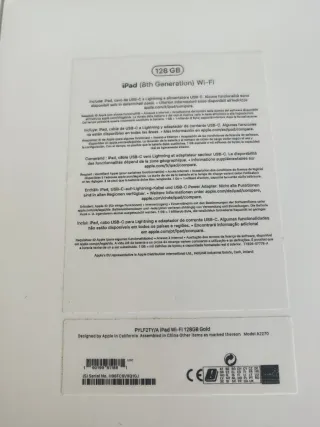 iPad 8ª Gen 128GB Rosa + teclado logitech