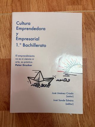 Cultura emprendedora y empresarial 1ºBachillerato