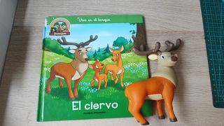 Libro El ciervo + muñeco de Planeta Agostini
