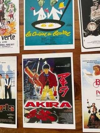 Colección de 44 postales de cine