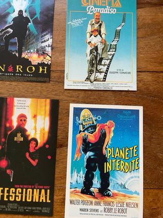 Colección de 44 postales de cine