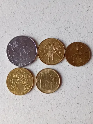 Lotto di 5 Monete Vaticano