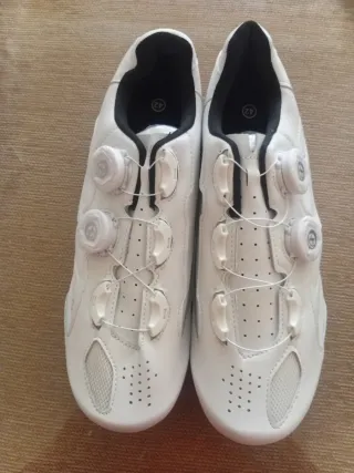 Zapatos Ciclismo Blanco Talla 42