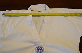 Traje de artes marciales marciales Kwon blanco